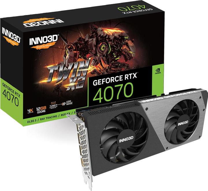 Produktbild Inno3D GeForce RTX 4070 Twin X2 (12 GB)
