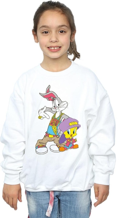Image du produit Looney Tunes - Sweat BUGS AND TWEETY HIP HOP - Fille (128)