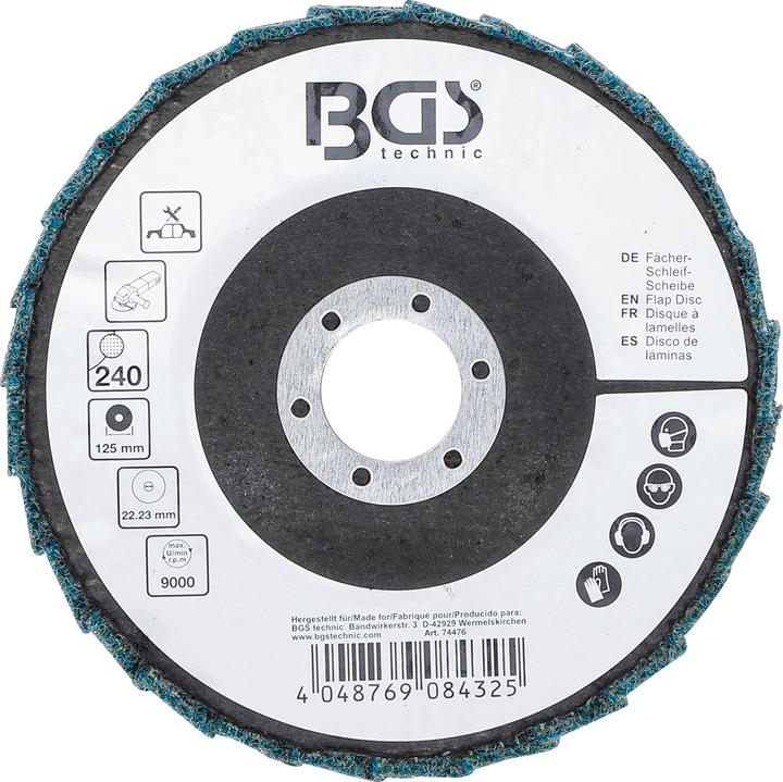 Image du produit BGS Disque à lamelles | non-tissé | Ø 125 mm | grain 240 (240)