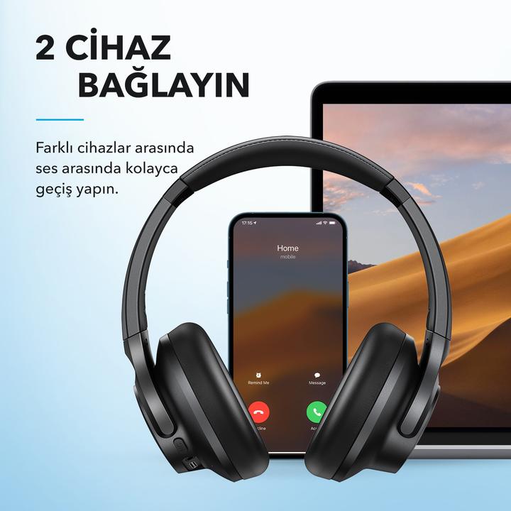 Produktbild soundcore Q20i (ANC, 40 h, Kabelgebunden, Kabellos)