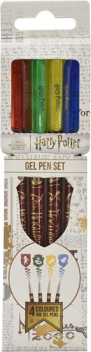 Productafbeelding Blue Sky Harry Potter - Stylos à gel avec écusson des maisons (Veelkleurig, 4 x)