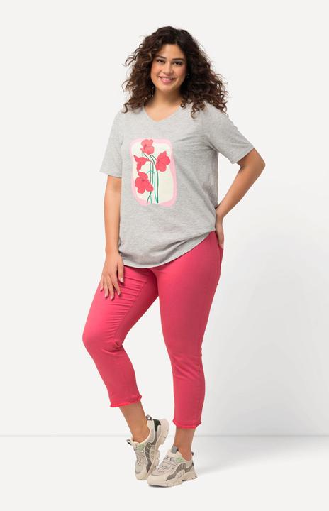 Produktbild Ulla Popken 7/8-Hose Sienna, Fransensaum, schmales Bein (62)