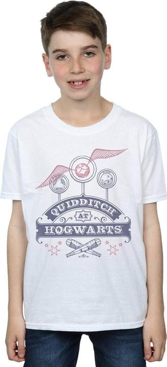 Produktbild Boys Quidditch At Hogwarts Cotton T-Shirt (140, 146)