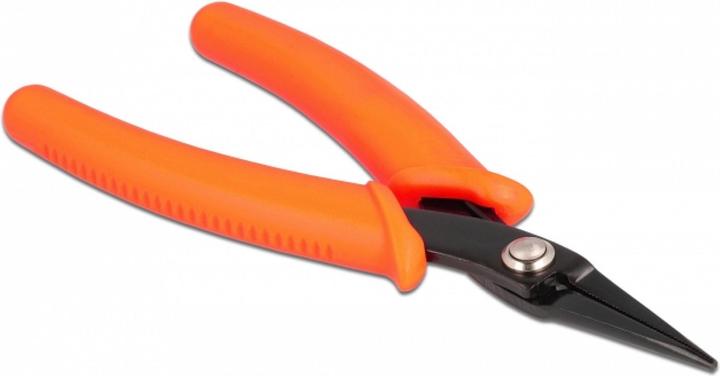 Actual product image Delock Needle nose pliers for precise work, 14.2 cm Orange (142 mm)