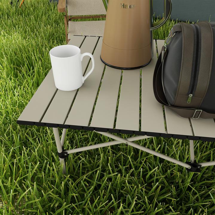 Produktbild Outsunny Campingtisch Aluminium Khaki