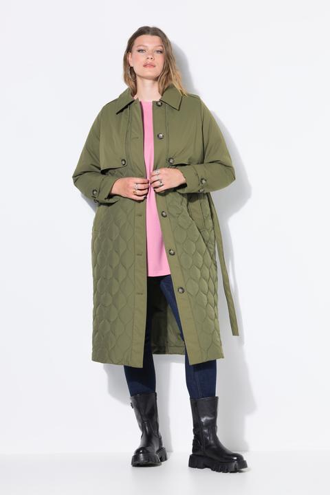 Produktbild Studio Untold Trenchcoat, A-Line, Mix mit Stepp, wattiert, Bindegürtel