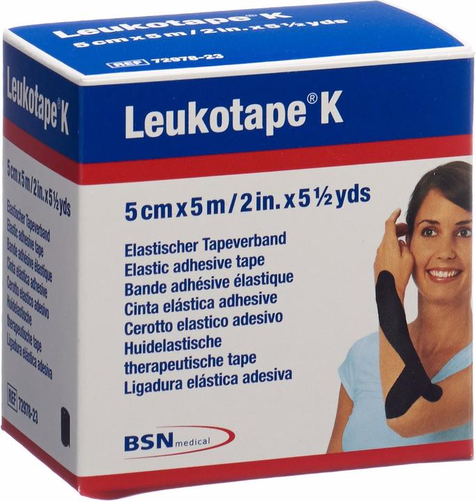 Produktbild BSN K Pflasterbinde 5mx5cm schwarz (5 m)