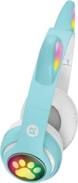 Actual product image Defender słuchawki Bluetooth Freemotion B585 Led seledynowy/celadon (63588) (21 h, Wireless)