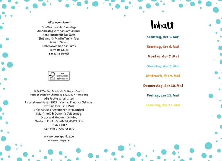 Image du produit Eine Woche voller Samstage (Allemand, Nina Dulleck, Paul Maar, 2017)