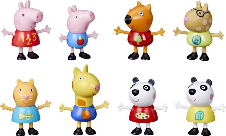 Actual product image Hasbro 8er-Figurenpack mit Peppa, Schorsch, Peggi, Mollie u.m.