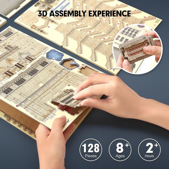 Actual product image Cubicfun 3D Puzzle Notre-Dame de Paris 128 Teile (128 pieces)