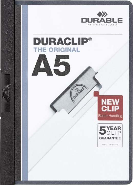 Produktbild Durable Klemmhefter DURACLIP, DIN A5, schwarz (A5, 1 x)