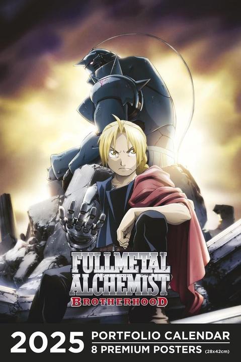 Image du produit PIKA Fullmetal alchemist : calendrier portfolio : 8 posters premium 2025 (Français)