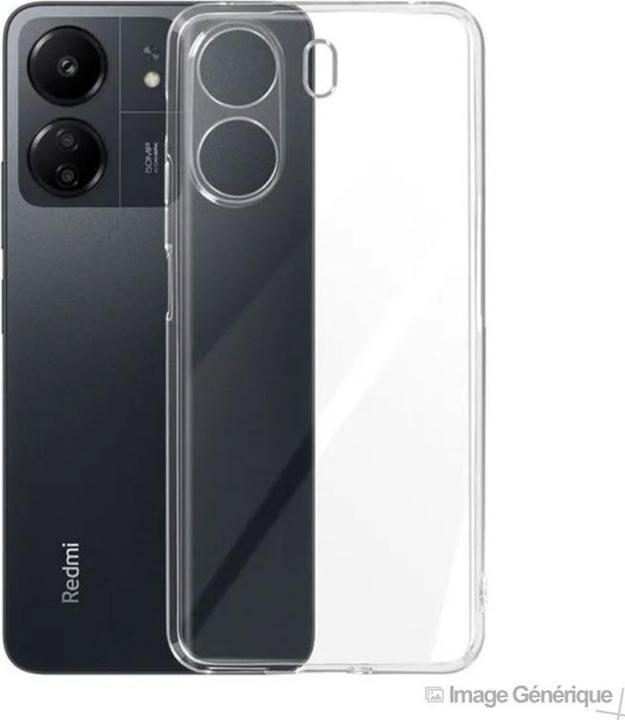 Image du produit OEM Coque Silicone Pour Xiaomi Redmi 13C (0.5 mm, Transparent) En Vrac (Xiaomi Redmi 13C)