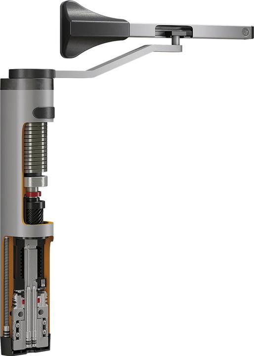 Produktbild Locinox Türschliesser Verticlose-2, für 90Â° und 180Â° öffnung, Aluminium silberfärbig (Eingangstür, Outdoor)