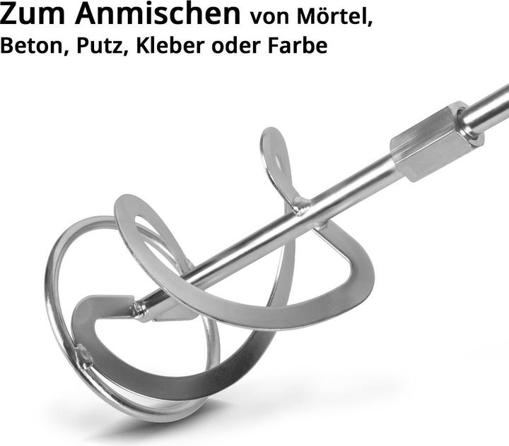 Actual product image Stahlwerk RW-1000 ST Rührwerk 1000 W 550 U/min Mörtelrührer Kompaktes Rührgerät für Mörtel und Beton