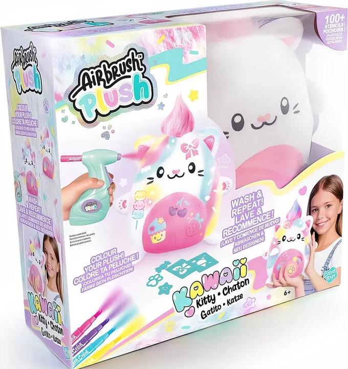 Canal Toys Airbrush Plush - Kawaii Kitty (32 cm)