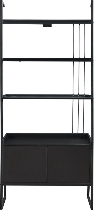 Produktbild En.Casa Möbelset Storfjord 2-tlg. 1x Schreibtisch, 1x Leiterregal mit Schrank