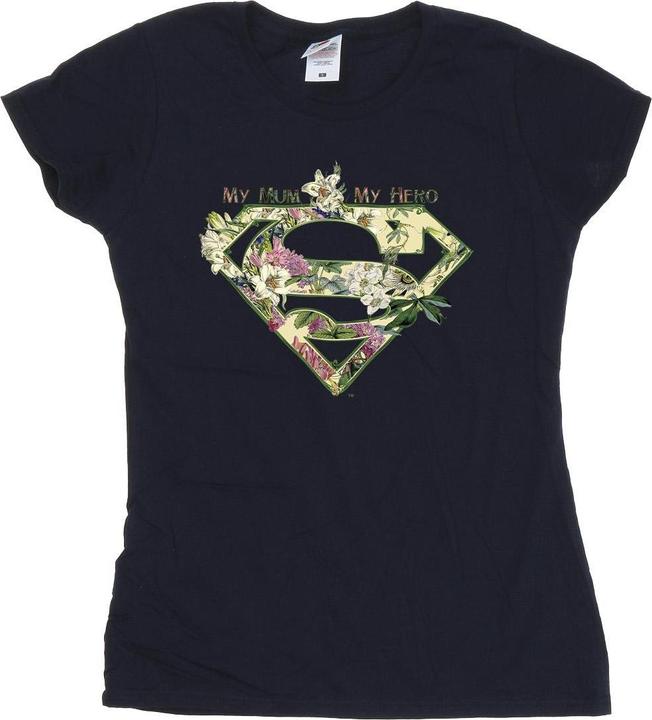 Actual product image Womens/Ladies Superman My Mum My Hero Cotton T-Shirt (XL)