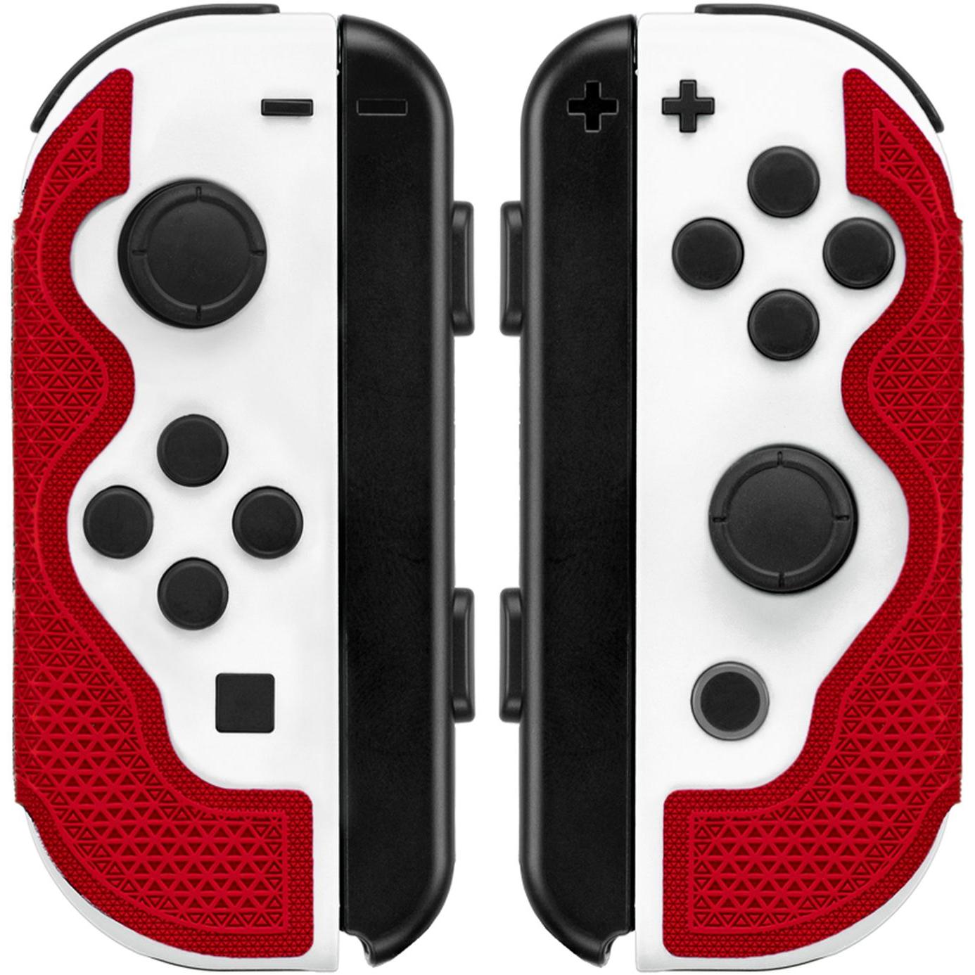 Lizard Skins Switch Joy-Con - Crimson Red (zugeschnitten, 0,5mm) (Switch), Gaming Controller Zubehör, Rot