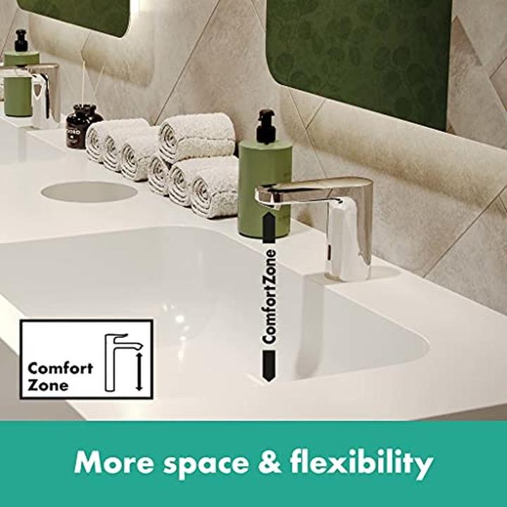 Produktbild hansgrohe HG Elektro-WT-Mischer VERNIS Blend für Kaltwasser Batteriebetrieb 6 V chrom