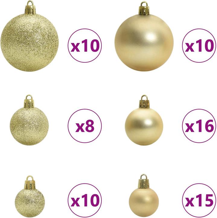 Produktbild vidaXL Künstlicher Weihnachtsbaum (210 cm)