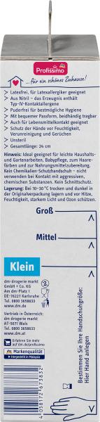 Produktbild dm Profissimo Einmal-Handschuhe (S)