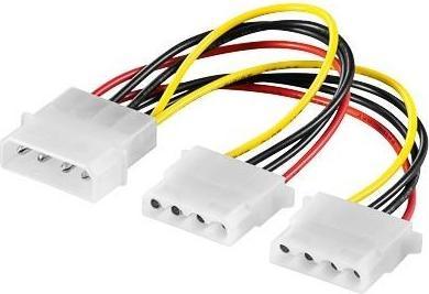 Image du produit PremiumCord Câble d'alimentation HDD 5,25""-2x5,25"" (Molex)