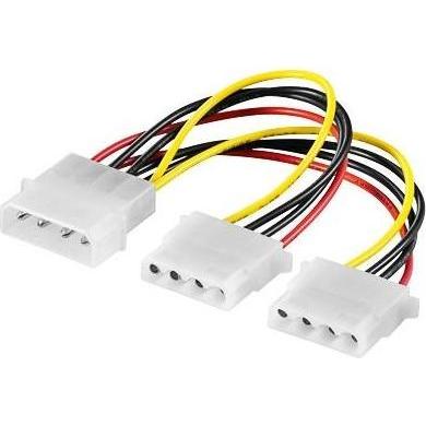 PremiumCord Cavo di alimentazione HDD 5,25""-2x5,25"" (Molex), Cavo interno (PC)