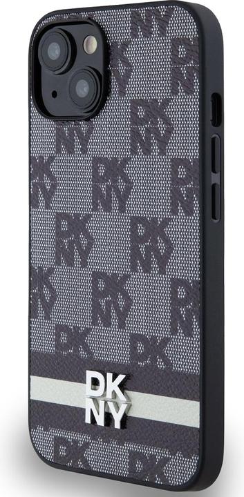 Image du produit DKNY DKHCP14SPCPTSSK iPhone 14 / 15 / 13 6.1" czarny/black hardcase Leather Checkered Mono Pattern & (Apple iPhone 13, Apple iPhone 14, Apple iPhone 15)