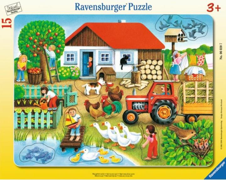 Ravensburger Wat hoort waar? (15 onderdelen)