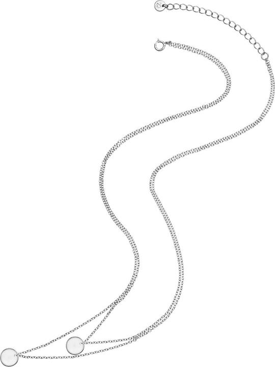 Immagine prodotto Glanzstücke München Cerchio da donna in argento sterling 45,0 cm di lunghezza base + 5,5 cm di estensione - 31530 (Argento sterling rodiato, 45 - 50,5 cm)