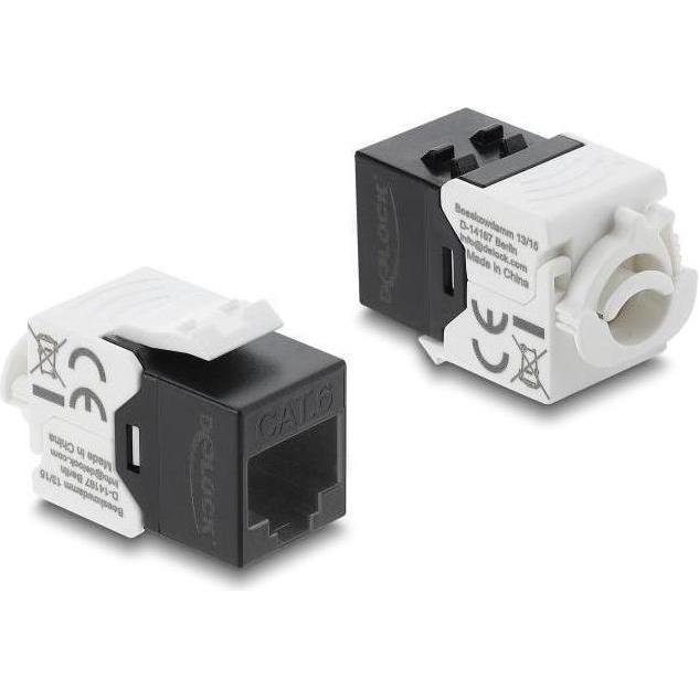 Delock Keystone Modul RJ45 Buchse zu LSA Cat.6 UTP (Modulo Keystone), Accessori di rete
