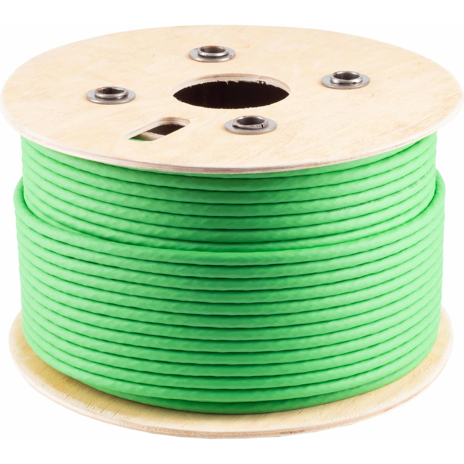 Thumbnail - Shiverpeaks -BASIC-S--Verlegekabel, cat. 8.2, S/FTP, GHMT Zertifizierung, grün, 100,0m (S/FTP, CAT8.2, 100 m), Netzwerkk...