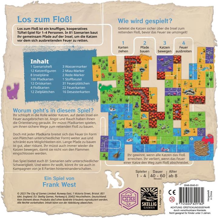 Actual product image Skellig Games Off to the raft (German, 1 - 4 Players)