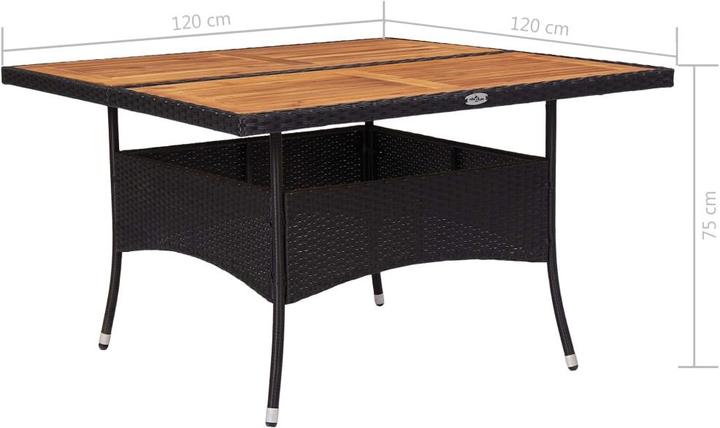 Produktbild vidaXL Gartenmöbel-Set (120 x 120 x 75 cm)