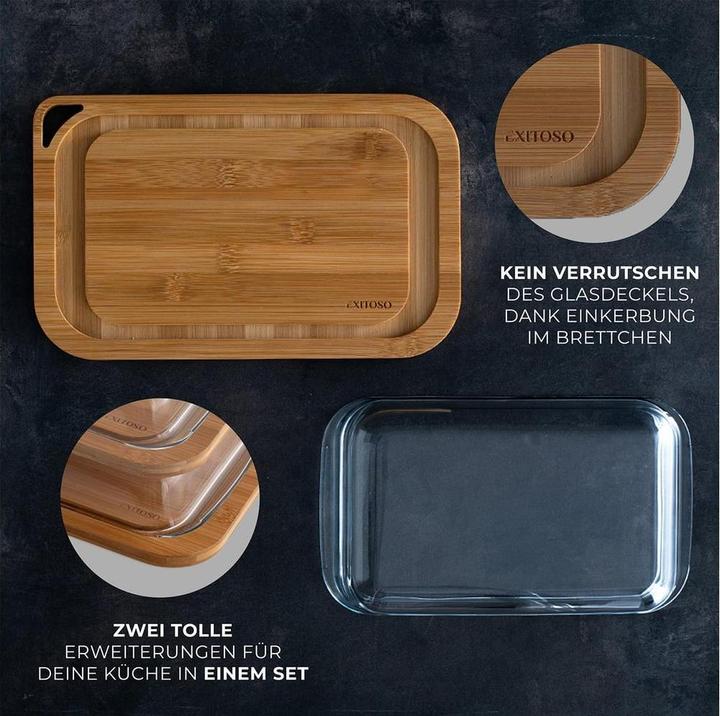 Actual product image Exitoso 2er-Set Aufschnittboxen (2.50 l)