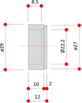 Produktbild Glutz Zylinderschutzeinsätze RZ 5330RS Secaport (1 Stk.)