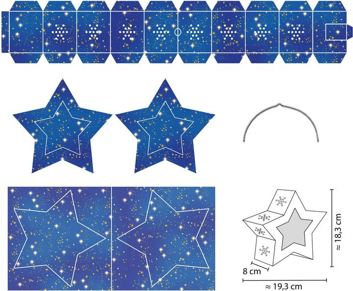 Actual product image Ursus Twinkle Star" Lantern Craft Set