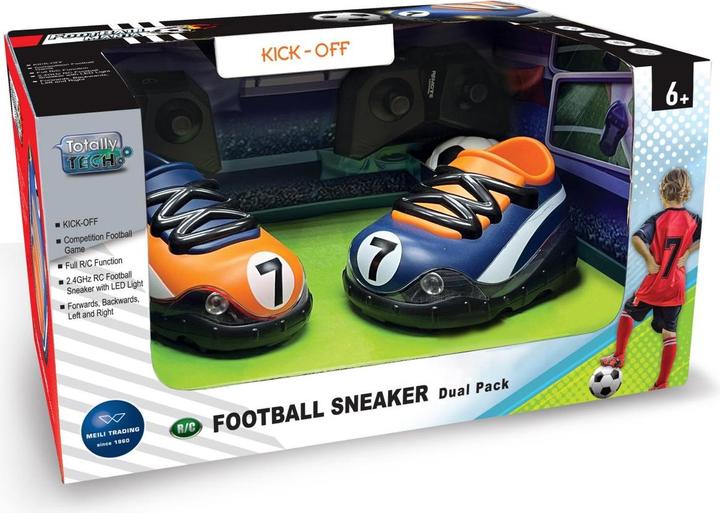 Actual product image Totally Tech RC Football Boots 2.4 GHz