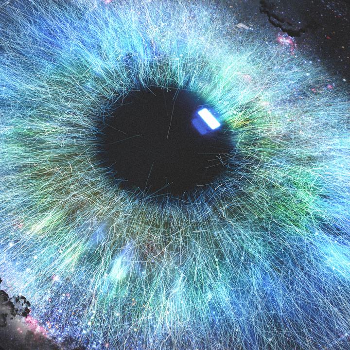 Produktbild Titanwolf Gaming Mauspad, 900 x 400mm XXL Mausmatte, verbessert Präzision & Geschwindigkeit, Galaxy Eye (XXL)