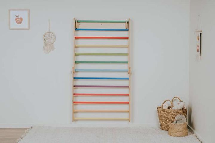 Immagine prodotto Leg&go Parete svedese e set di arrampicatori a triangolo 2in1 colorati