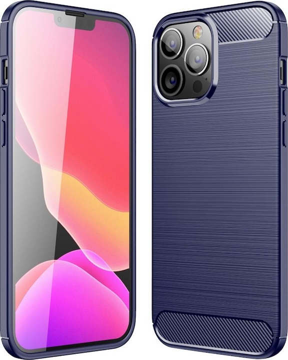 Actual product image Cover-Discount Metal Carbon Look (Apple iPhone 13 Pro Max)