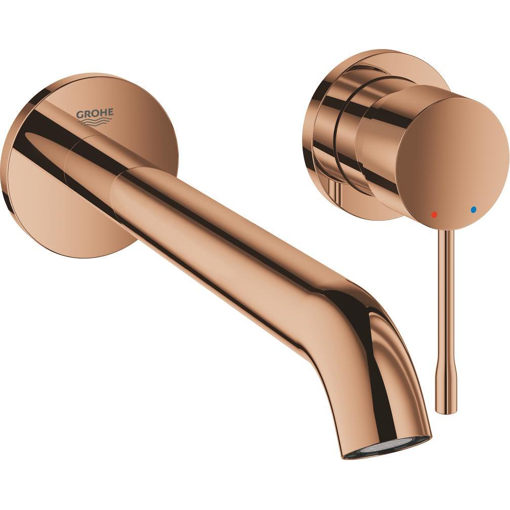 Grohe, Badarmatur, 2-Loch-Waschtischbatterie ESSENCE Ausladung 230mm Warm Sunset