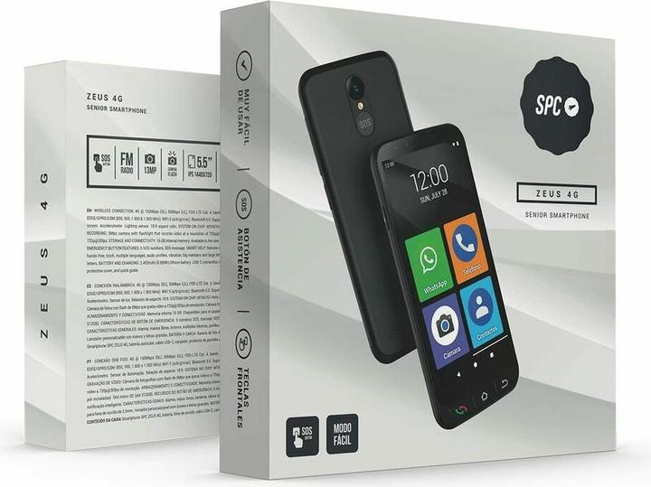Produktbild SPC Zeus 4G (16 GB, Black, 5.50", Dual SIM, 4G)