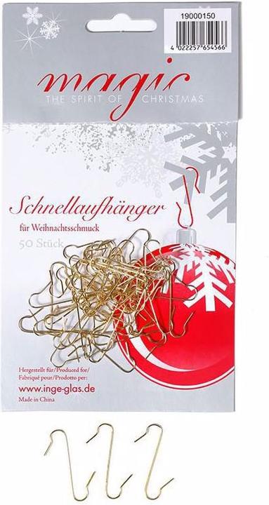 Produktbild Inge’s Glas Christmas Decor S-Haken (50-teilig)