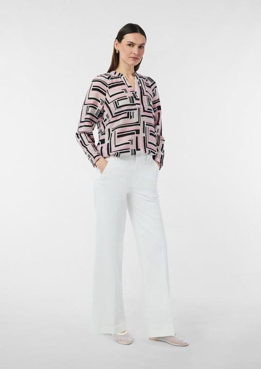 Produktbild Comma Bluse Strukturierte Tunikabluse mit Raglan-Ärmeln (40)
