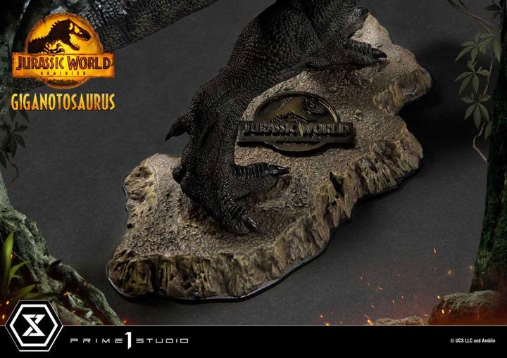 Actual product image Hot Toys JURASSIC WORLD DOMINION - Giganotosaurus - Statuette 48cm