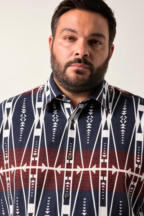 Image du produit Men+ Chemise en flanelle, manches longues et col Kent, coupe Comfort Fit - jusqu'au 8 XL (7XL)