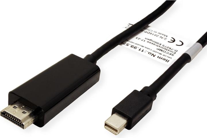 Productafbeelding Value Mini DisplayPort - HDMI (Type A) (1 m, DisplayPort, HDMI)